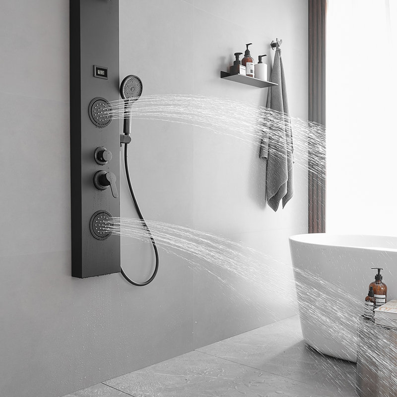 VIBRANTBATH 60.55'' Shower Panel with Adjustable Shower Head Wayfair